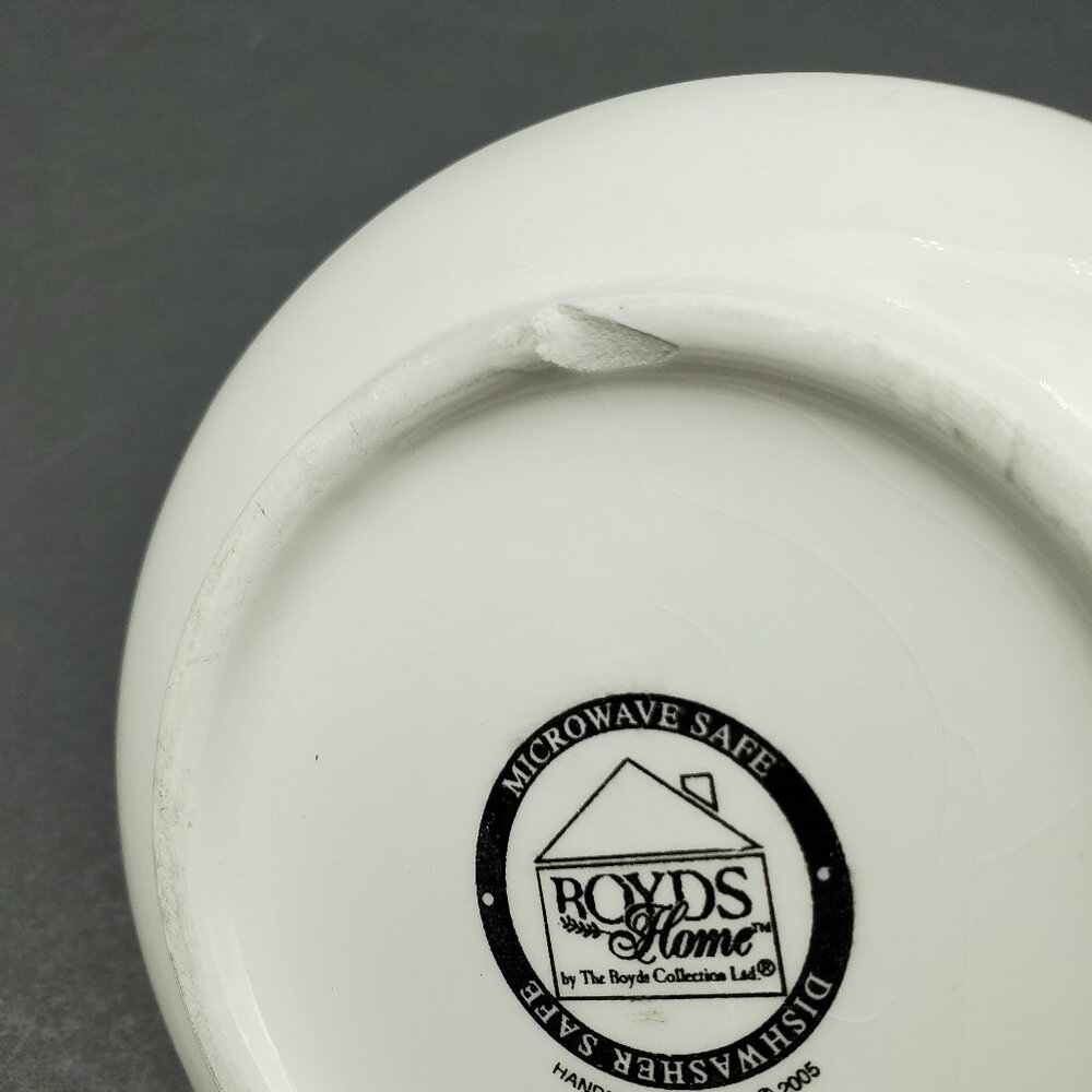 Boyds Home Kitty and Buddy Mini Plates Boyd's Christmas Holiday Cat Polar Bear - Picture 10 of 10